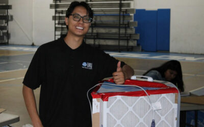 Estom Yumeka Maidu Student Teaches DIY Air Filtration Techniques to Help Reservation Communities During Wildfire Season