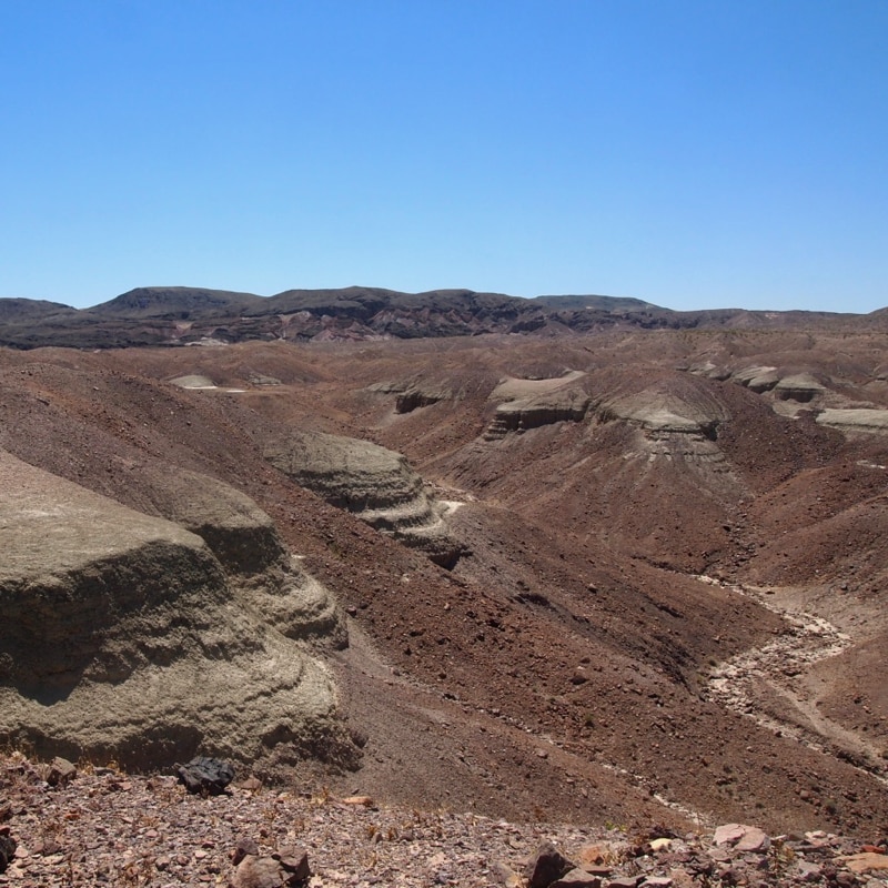 Dry brown hills of San Bernadino County, CA